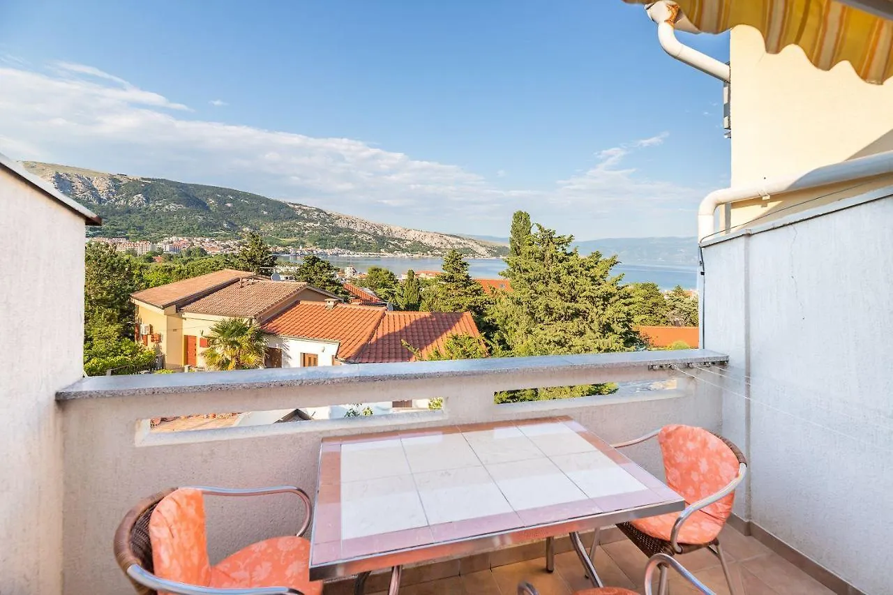 Nur 350 Meter Zum Strand Mit Meerblick Baska  0*, Baska (Krk) Croatia